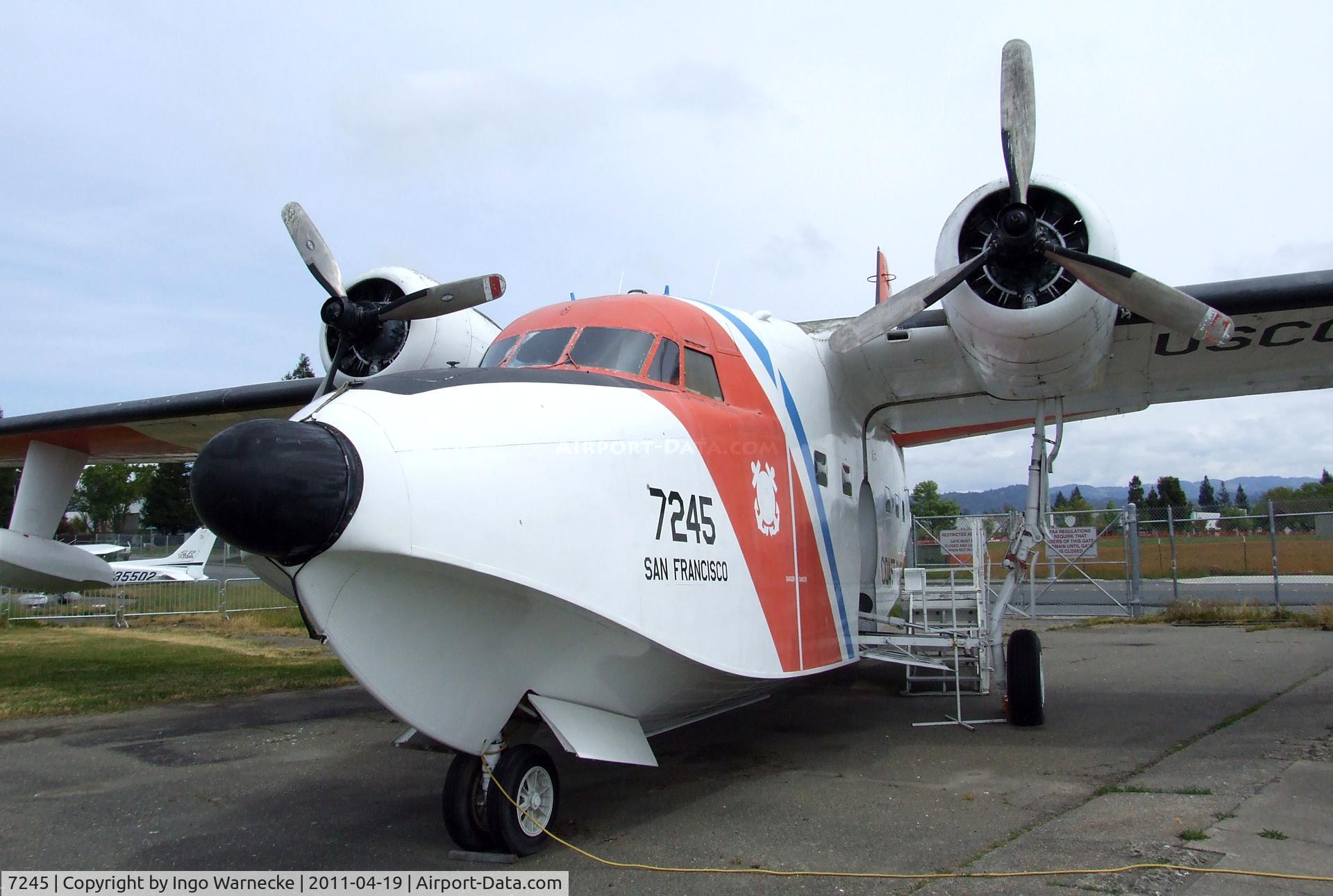 7245, 1951 Grumman UF-1G (HU-16B) Albatross C/N G-334, Grumman HU-16E Albatross at the Pacific Coast Air Museum, Santa Rosa CA