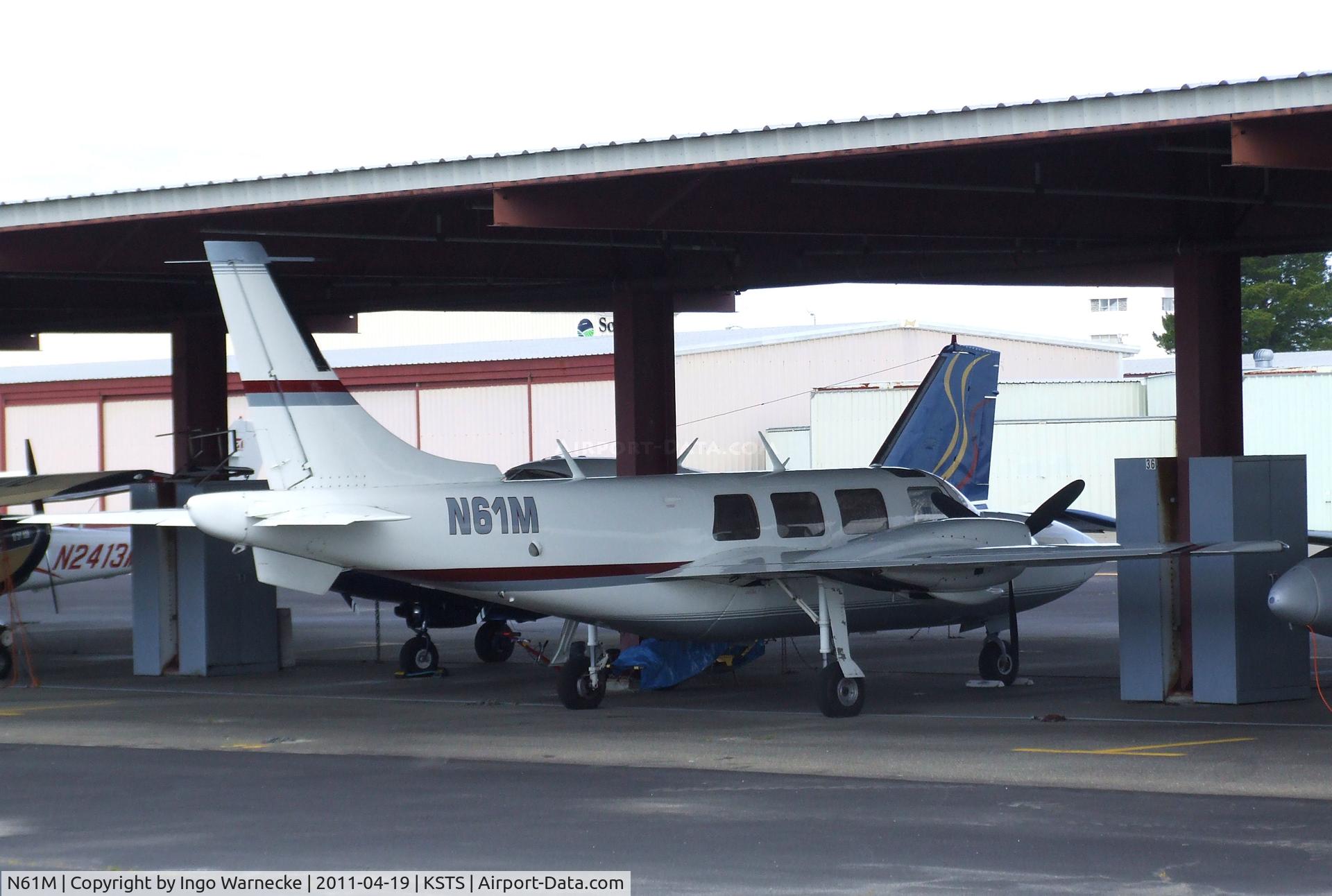 N61M, 1977 Smith Aerostar 601P C/N 61P-0414-148, Smith Aerostar 601P at Charles M. Schulz Sonoma County Airport, Santa Rosa CA