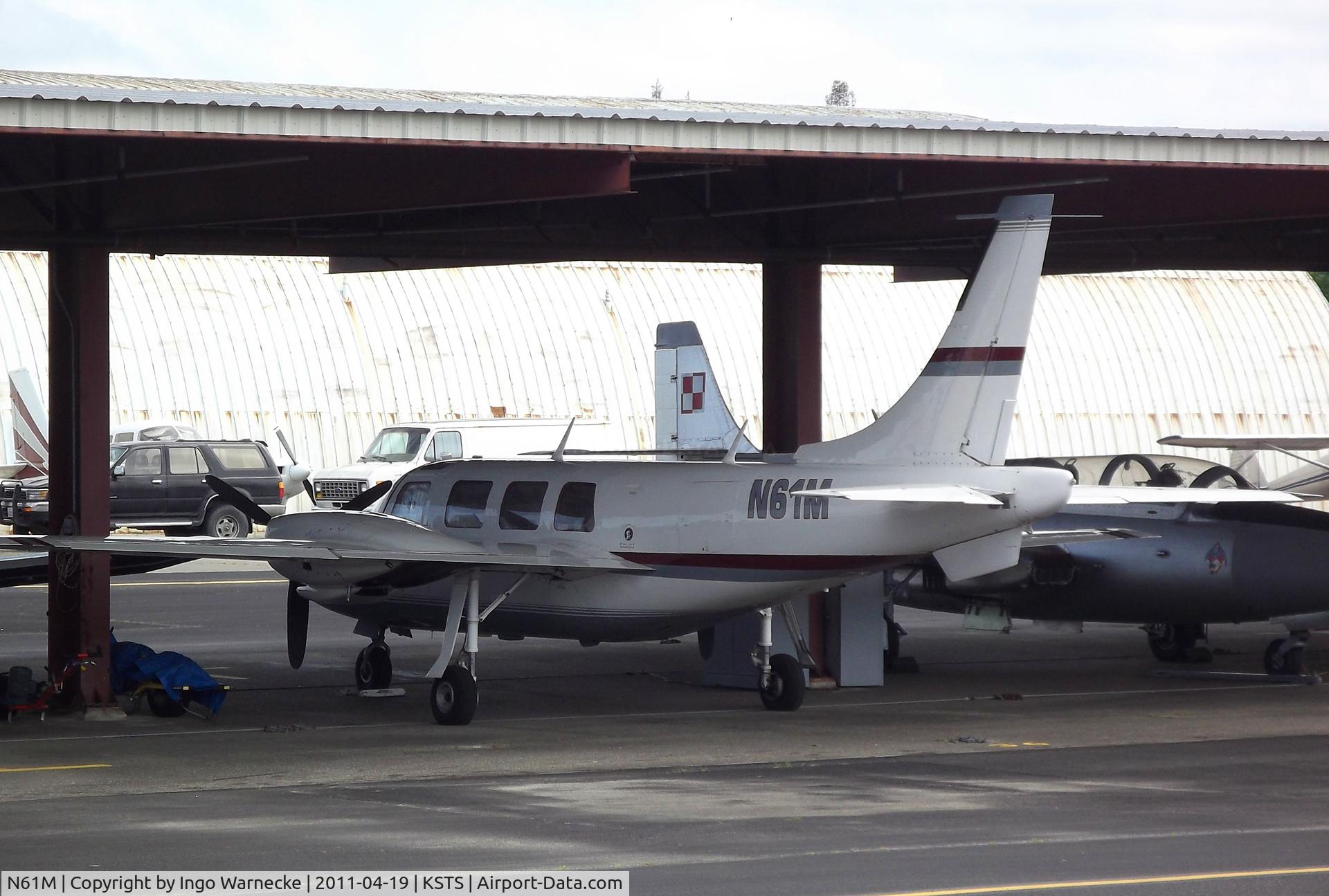 N61M, 1977 Smith Aerostar 601P C/N 61P-0414-148, Smith Aerostar 601P at Charles M. Schulz Sonoma County Airport, Santa Rosa CA