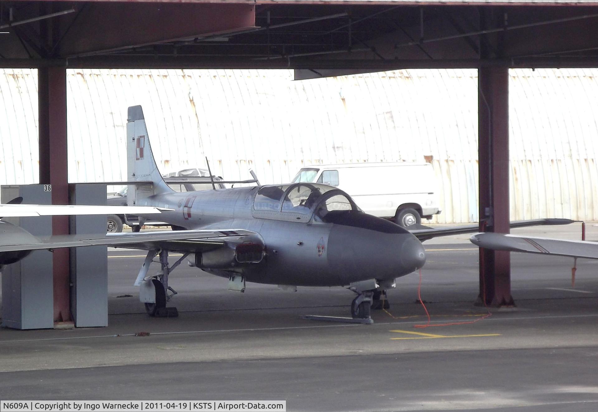 N609A, 1971 PZL-Mielec TS-11 Iskra C/N 1 HO-609, PZL-Mielec TS-11 Iskra at Charles M. Schulz Sonoma County Airport, Santa Rosa CA