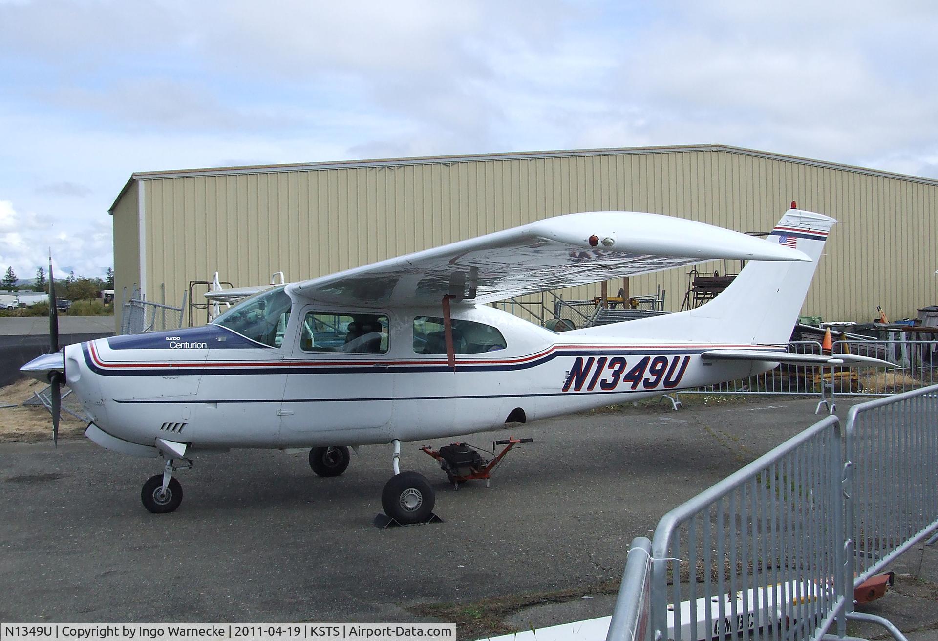 N1349U, 1975 Cessna T210L Turbo Centurion C/N 21060574, Cessna T210L Turbo Centurion at Charles M. Schulz Sonoma County Airport, Santa Rosa CA