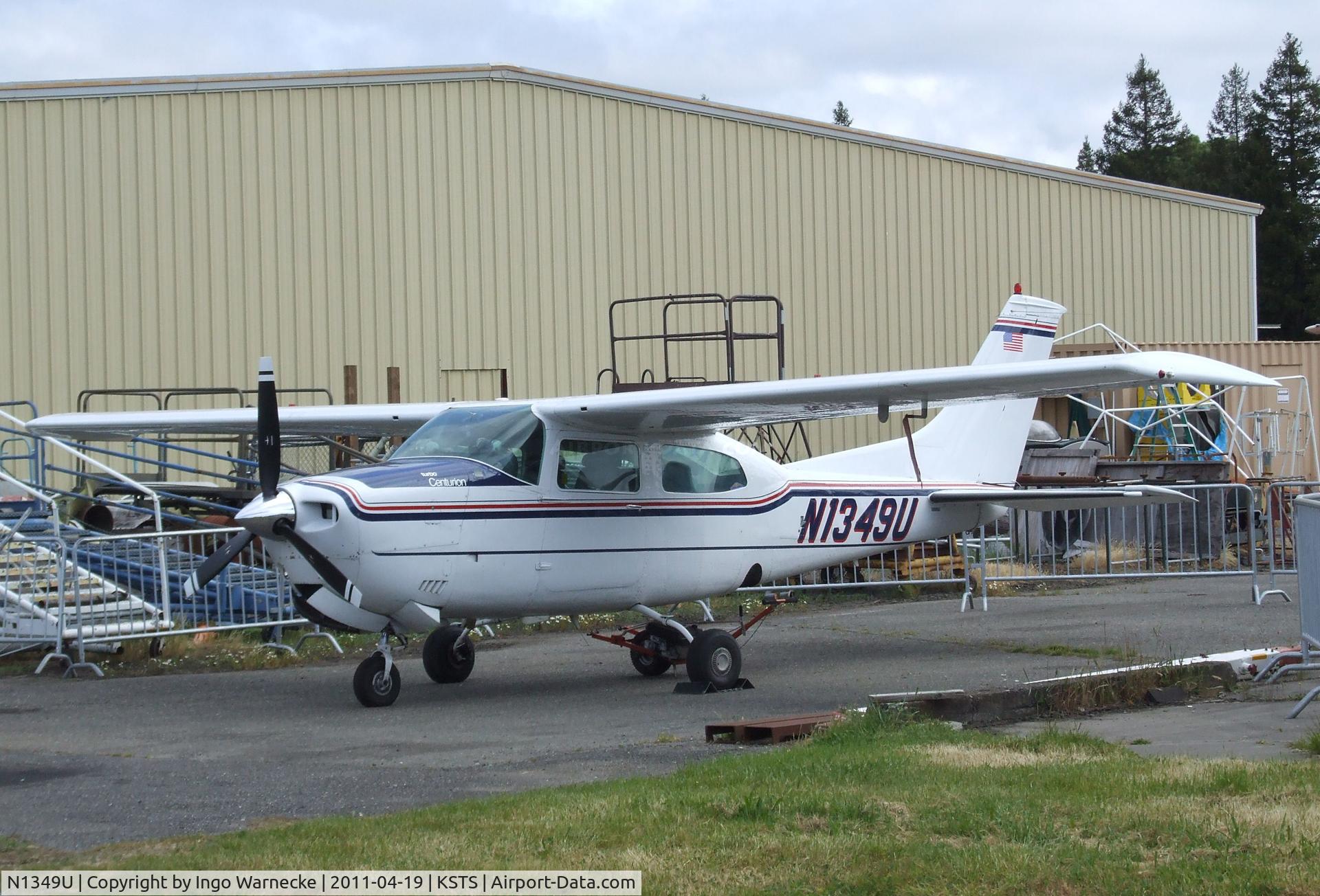 N1349U, 1975 Cessna T210L Turbo Centurion C/N 21060574, Cessna T210L Turbo Centurion at Charles M. Schulz Sonoma County Airport, Santa Rosa CA