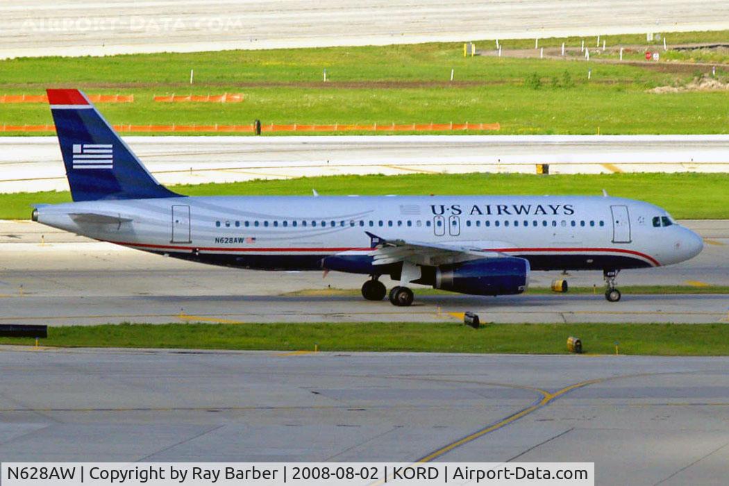 N628AW, 1989 Airbus A320-231 C/N 67, Airbus A320-231 [0067] (US Airways) Chicago-O Hare International~N 02/08/2008
