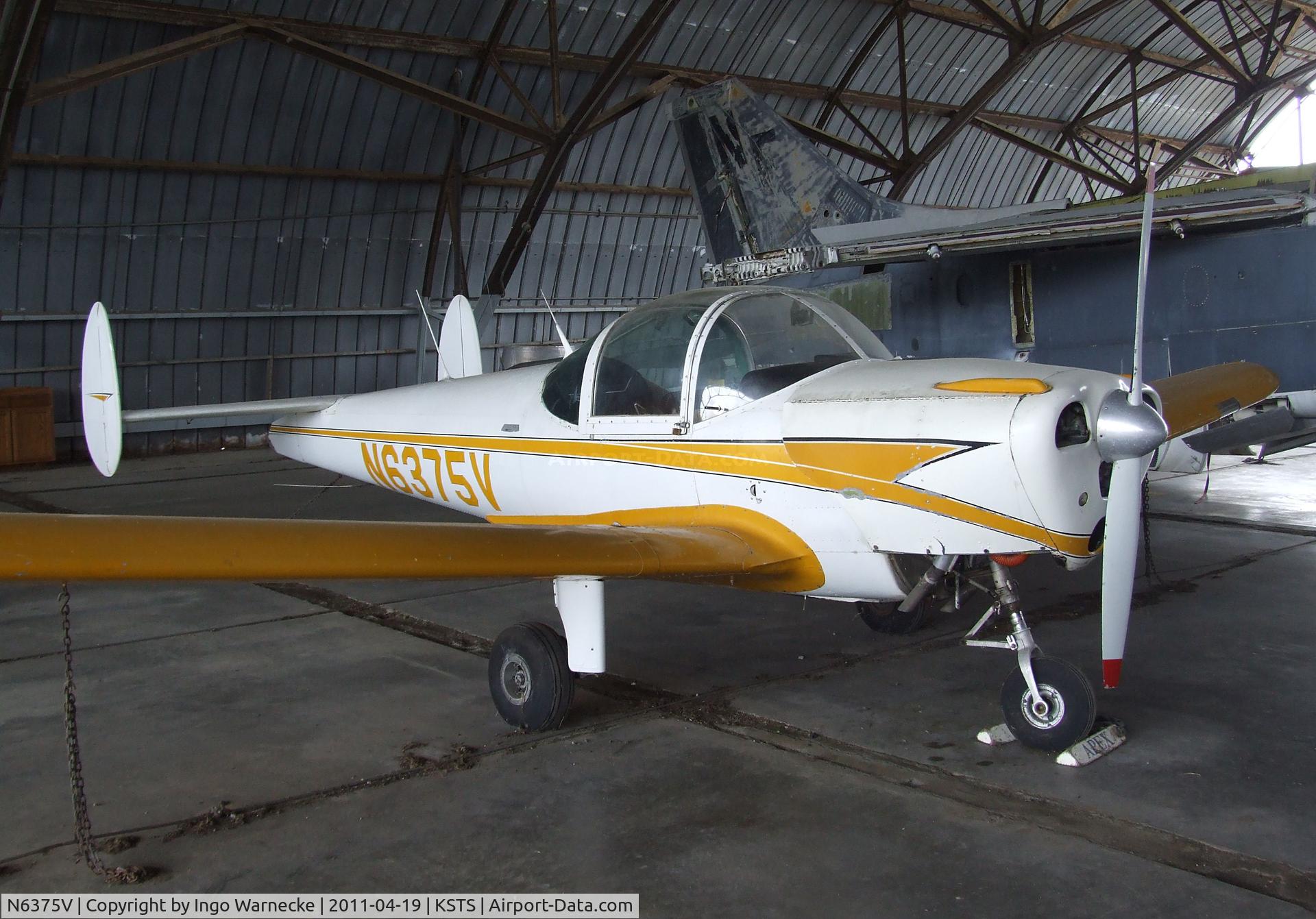 N6375V, 1965 Alon A2 Aircoupe C/N A-51, Alon A2 Aircoupe at Charles M. Schulz Sonoma County Airport, Santa Rosa CA
