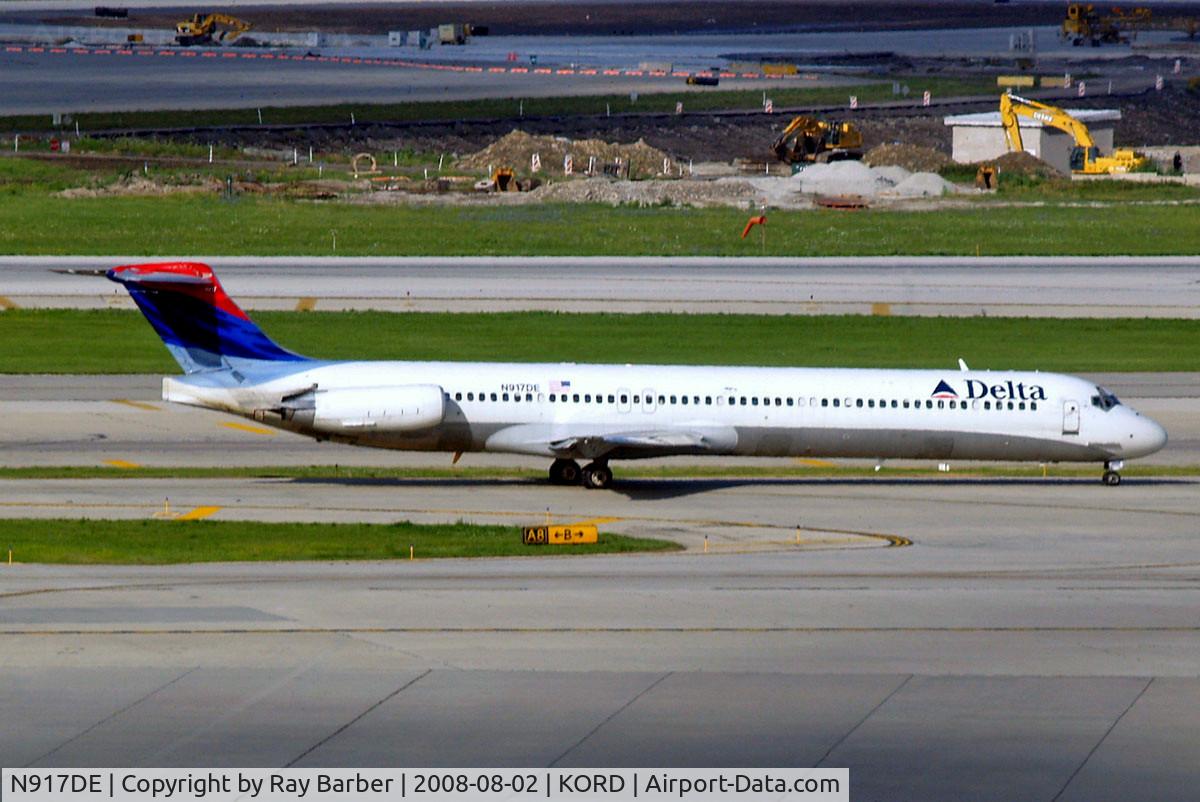 N917DE, 1993 McDonnell Douglas MD-88 C/N 49958, Douglas DC-9-88 [49958] (Delta Air Lines) Chicago-O Hare International~N 02/08/2008