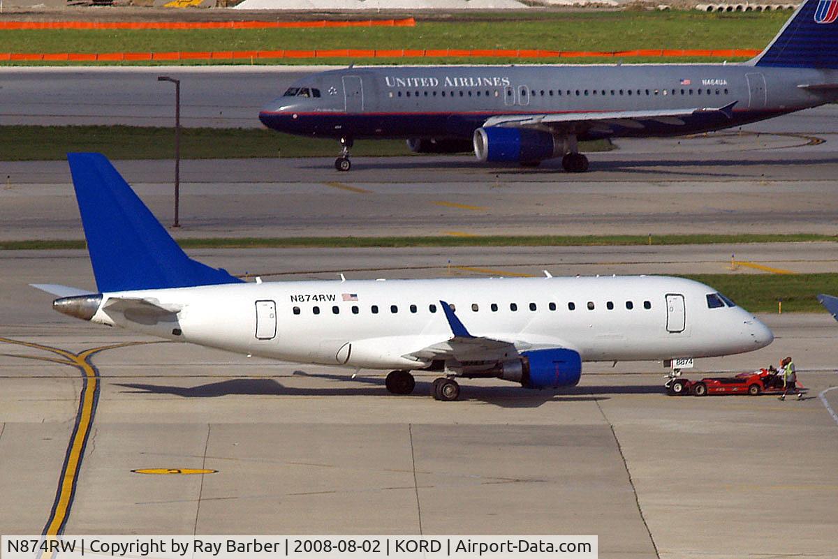 N874RW, 2006 Embraer 170SU (ERJ-170-100SU) C/N 17000148, Embraer Emb-170-100SU [17000148] (Midwest Connect) Chicago-O Hare International~N 02/08/2008