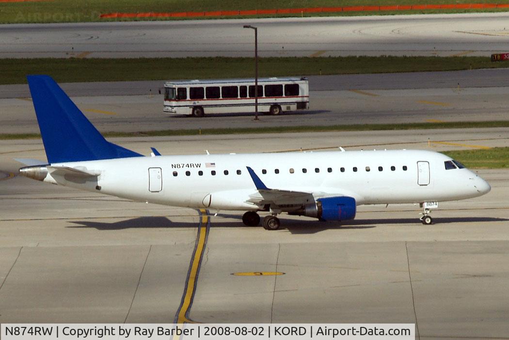 N874RW, 2006 Embraer 170SU (ERJ-170-100SU) C/N 17000148, Embraer Emb-170-100SU [17000148] (Midwest Connect) Chicago-O Hare International~N 02/08/2008