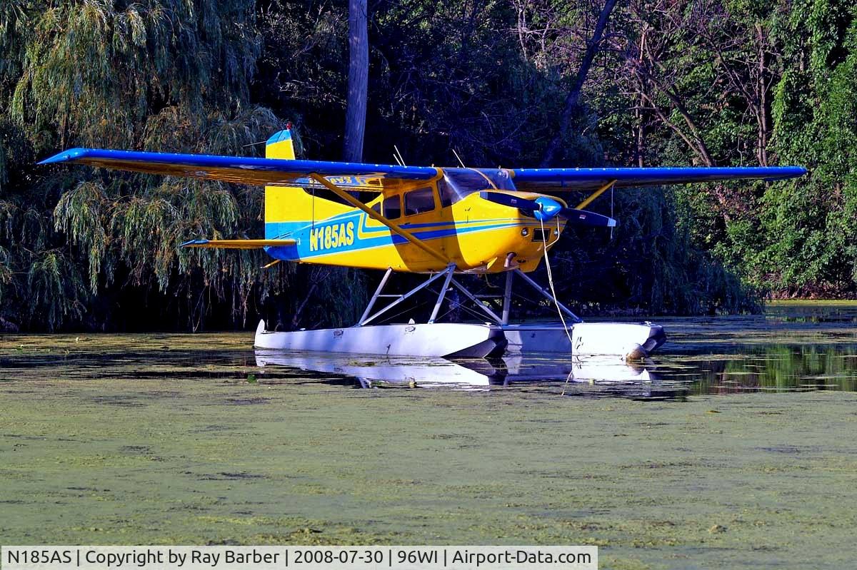 N185AS, 1976 Cessna A185F Skywagon 185 C/N 18502950, Cessna A.185F Skywagon 185 [185-02950] Vette/blust Seaplane Base Oshkosh~N 30/07/2008