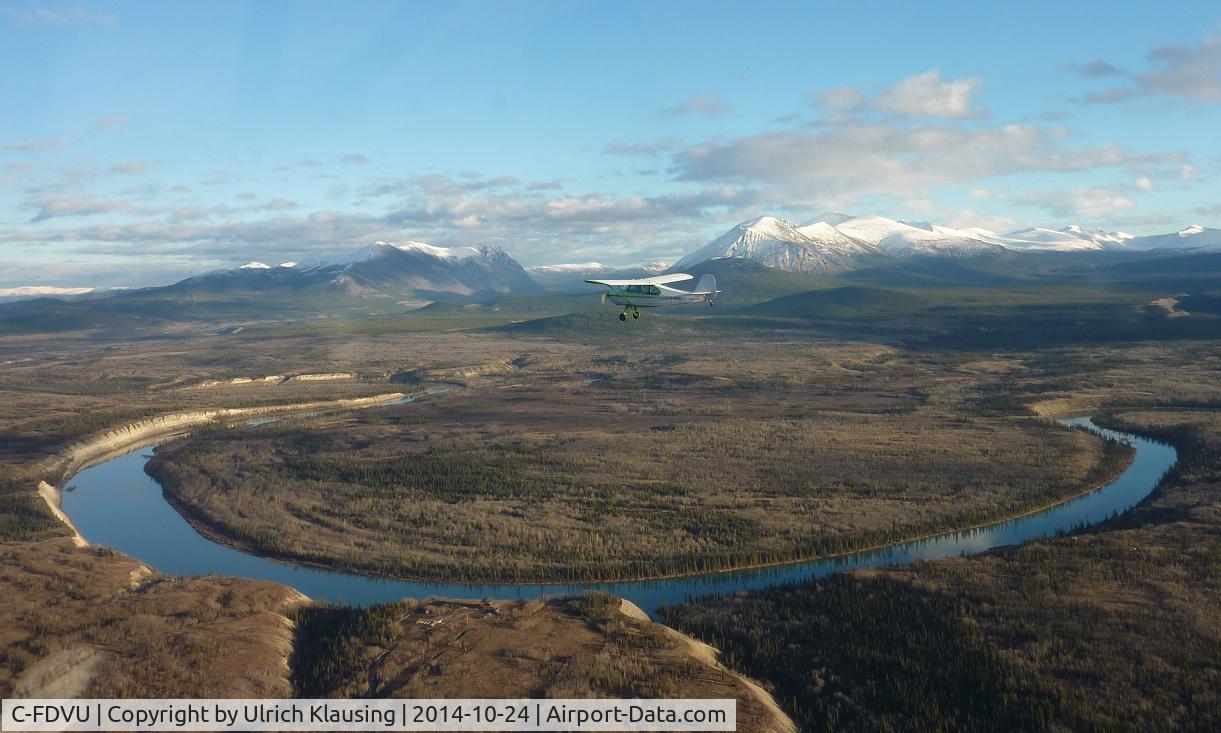 C-FDVU, 1947 Aeronca 7AC Champion C/N 7AC 6341, Ground up restoration. Converted to Continental 85 HP electric with STC from Charlie Lasher. Transferred into owners' maintenance.  Flying in the Yukon Territory, Canada.