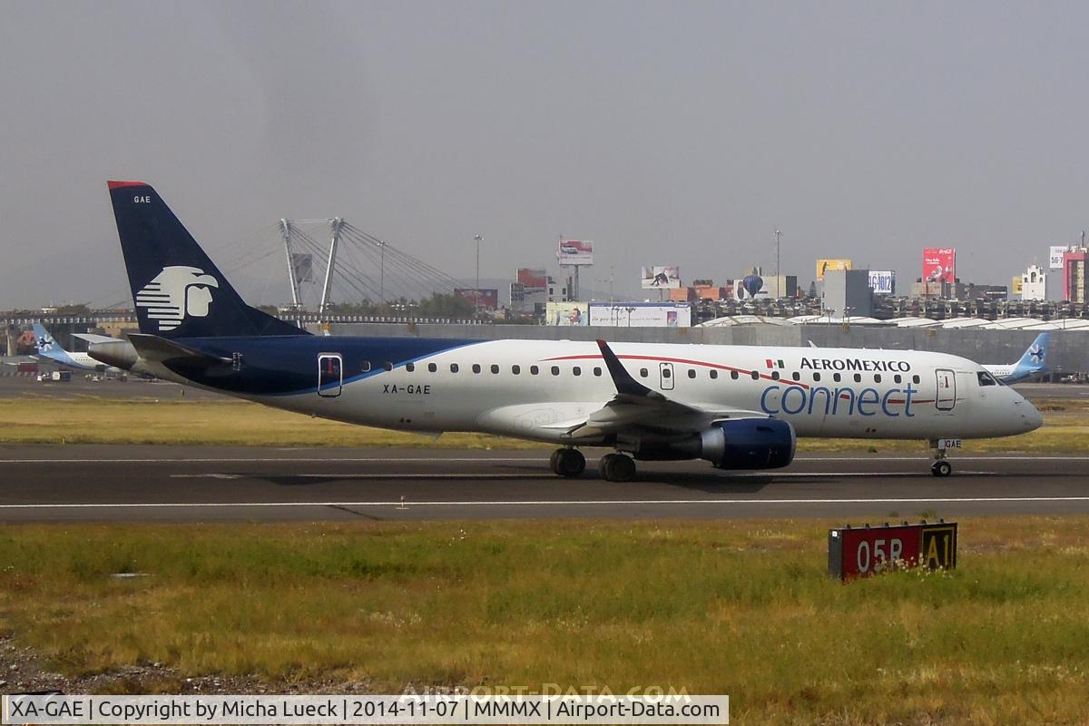 XA-GAE, 2014 Embraer 190LR (ERJ-190-100LR) C/N 19000664, At Mexico City