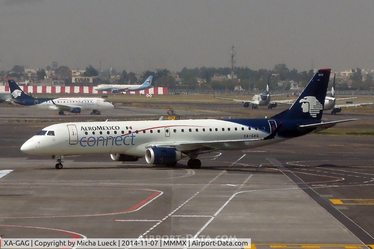 XA-GAG, 2008 Embraer 190AR (ERJ-190-100IGW) C/N 19000188, At Mexico City