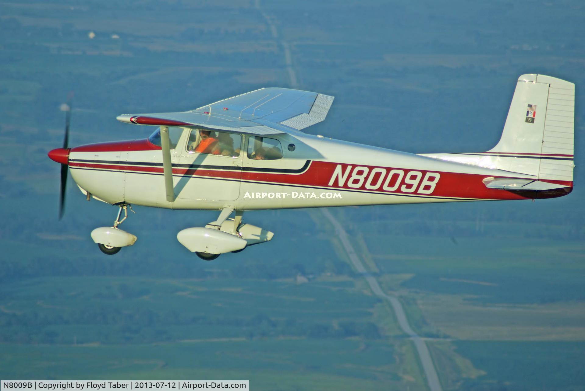 N8009B, 1957 Cessna 172 C/N 29809, A fun evening of flying in formation with Terry Dalton in SW Iowa over Clarinda Iowa