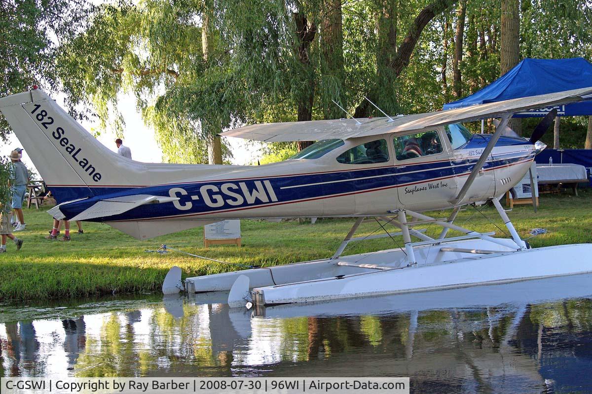 C-GSWI, 1976 Cessna 182P Skylane C/N 18264982, Cessna 182P Sealane [182-64982] Vette/blust Seaplane Base Oshkosh~N 30/07/2008