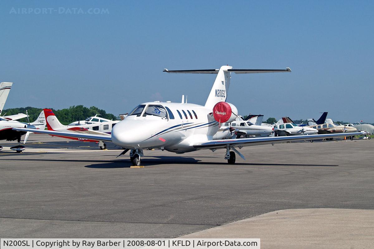N200SL, 2001 Cessna 525 C/N 525-0461, Cessna CitationJet 1 [525-0461] Fond Du Lac County~N 01/08/2008