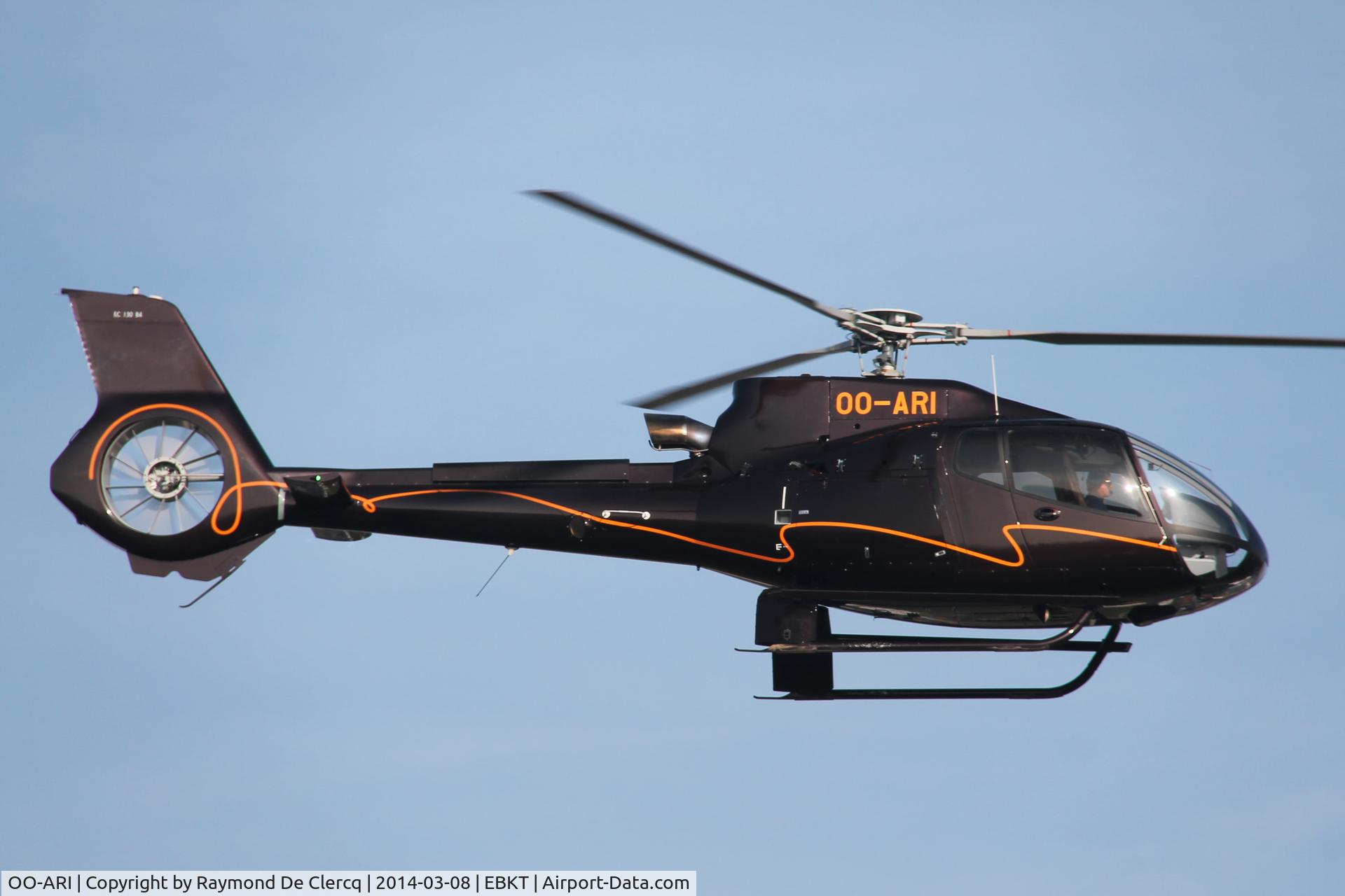OO-ARI, 2009 Eurocopter EC-130B-4 (AS-350B-4) C/N 4772, At Wevelgem Airport.