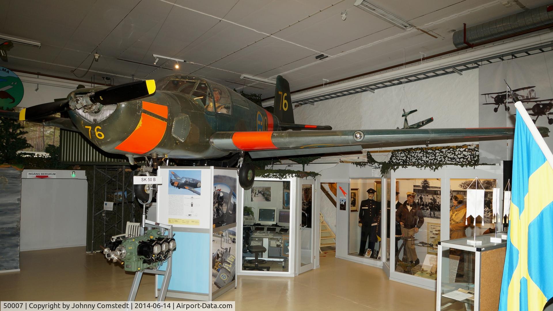 50007, Saab Sk.50B Safir C/N 91-207, Sk 50B marked F13-76 in Ängelholm Aviation Museum, Sweden