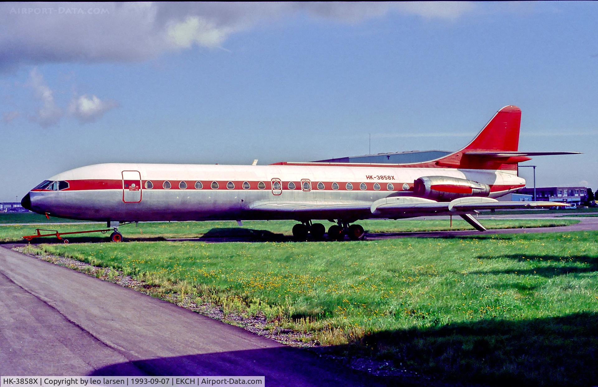 HK-3858X, 1966 Sud Aviation SE-210 Caravelle 10B3 Super B C/N 212, Copenhagen 7.9.93
