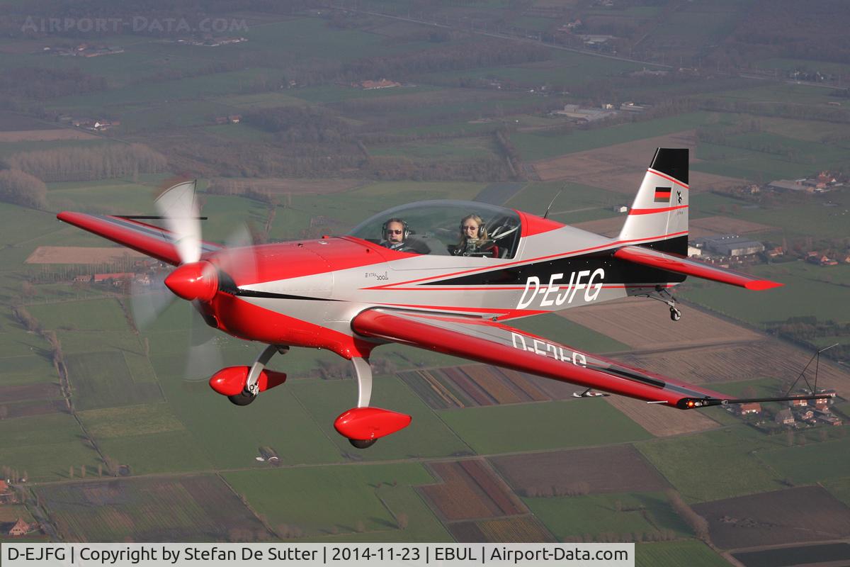 D-EJFG, 2006 Extra EA-300L C/N 1238, In close formation with G-NETY.