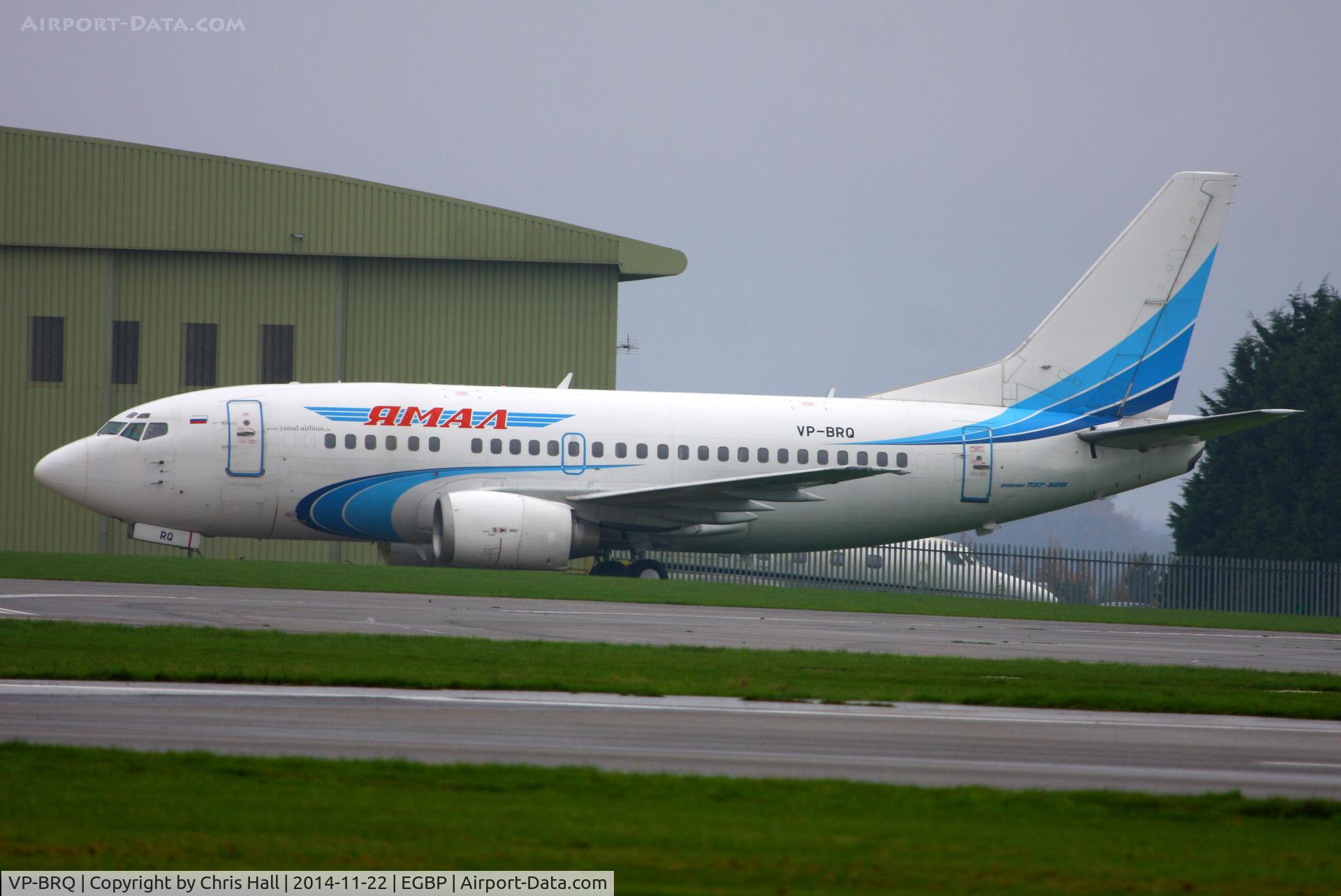 VP-BRQ, 1991 Boeing 737-528 C/N 25230, ex Yamal Airlines, in storage at Kemble