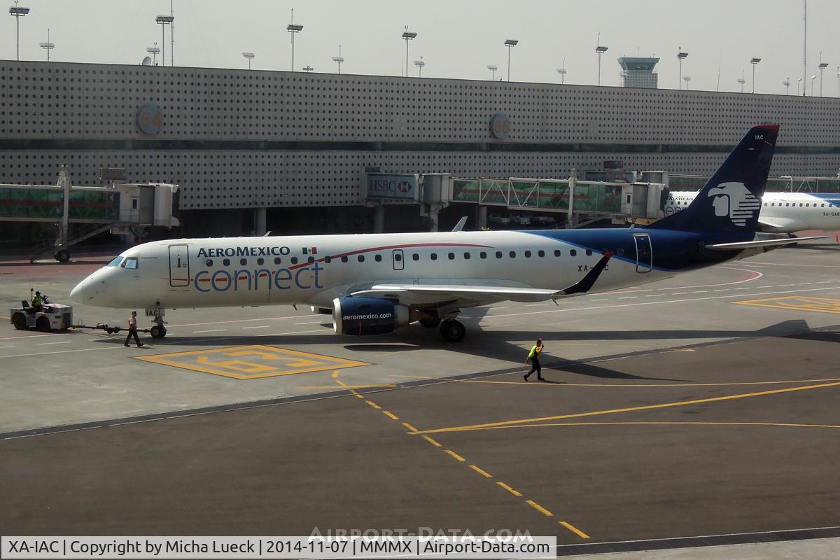 XA-IAC, 2008 Embraer 190LR (ERJ-190-100LR) C/N 19000238, At Mexico City