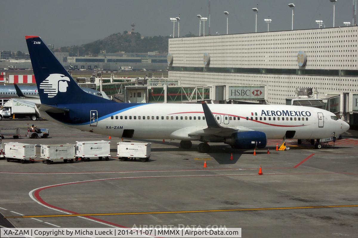 XA-ZAM, 2007 Boeing 737-852 C/N 35120, At Mexico City