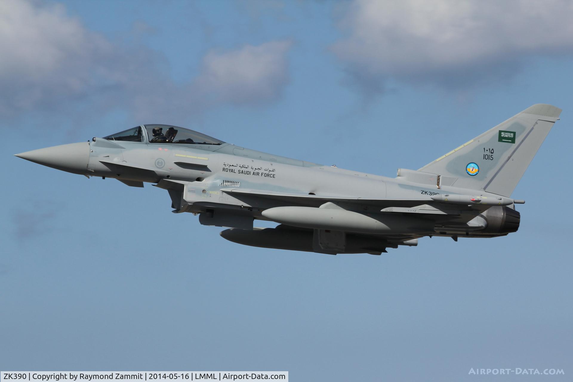 ZK390, 2014 Eurofighter EF-2000 Typhoon F2 C/N CS025/403, Eurofighter EF2000 Typhoon 1015 Royal Saudi Air Force