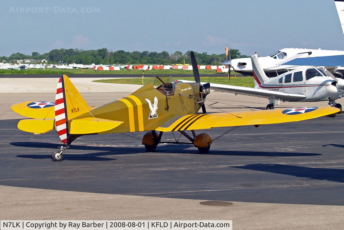 N7LK, 1973 Bowers Fly Baby 1A C/N 100, Bowers Fly Baby 1A [100] Fond Du Lac County~N 01/08/2008