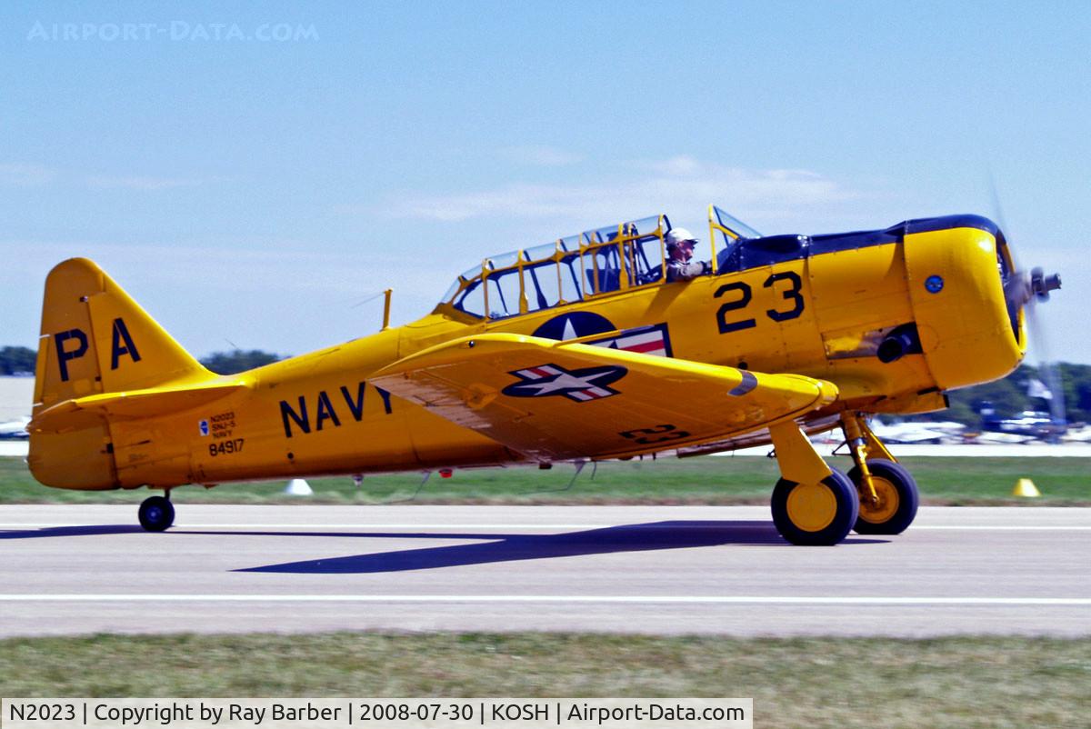 N2023, North American SNJ-5 Texan C/N 84917, North American SNJ-5 Texan [88-16778] Oshkosh-Wittman Regional~N 30/07/2008