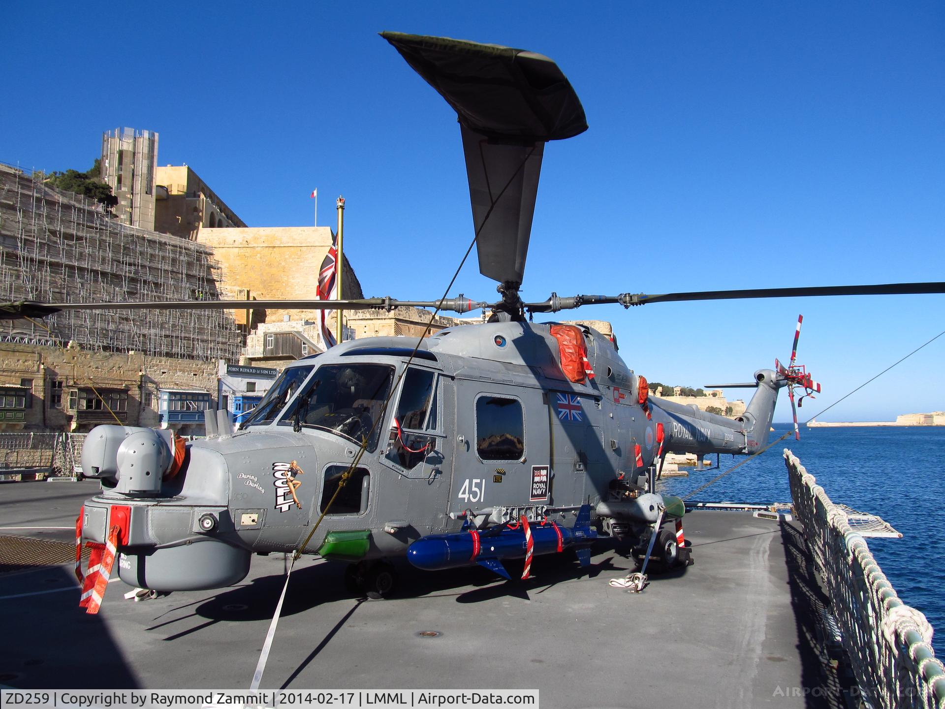 ZD259, 1983 Westland Lynx HMA.8SRU C/N 286, Westland Lynx ZD259/451 Royal Navy