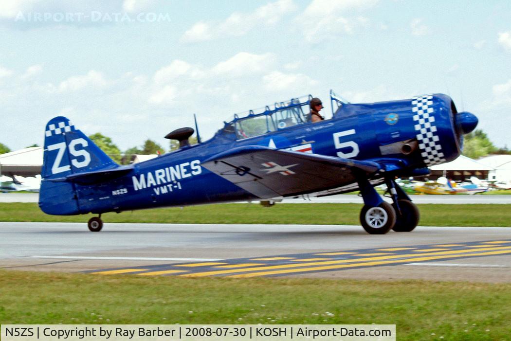 N5ZS, 1951 North American T-6G Texan C/N 168-264, North American T-6G Texan [168-264] Oshkosh-Wittman Regional~N 30/07/2008