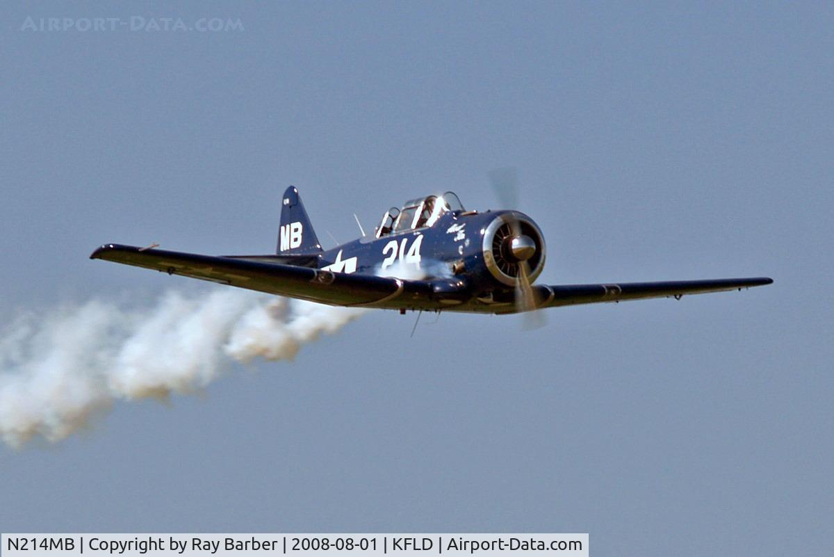 N214MB, North American SNJ-5B Texan C/N 43732, North American SNJ-5 Texan [88-15673] Fond Du Lac County~N 01/08/2008