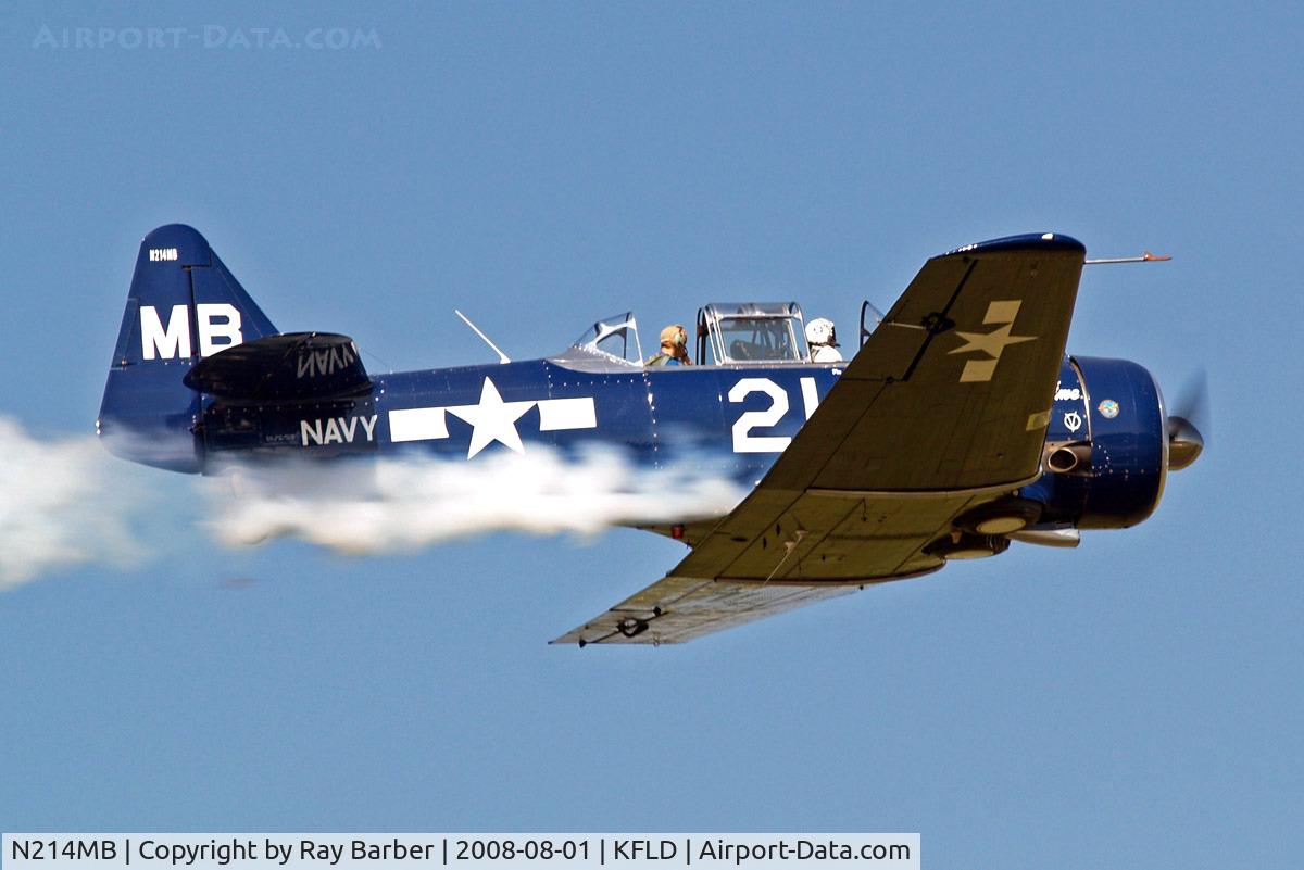 N214MB, North American SNJ-5B Texan C/N 43732, North American SNJ-5 Texan [88-15673] Fond Du Lac County~N 01/08/2008