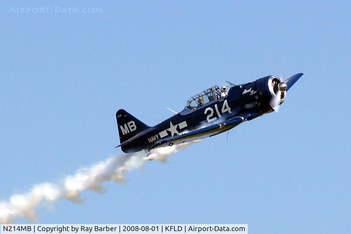 N214MB, North American SNJ-5B Texan C/N 43732, North American SNJ-5 Texan [88-15673] Fond Du Lac County~N 01/08/2008