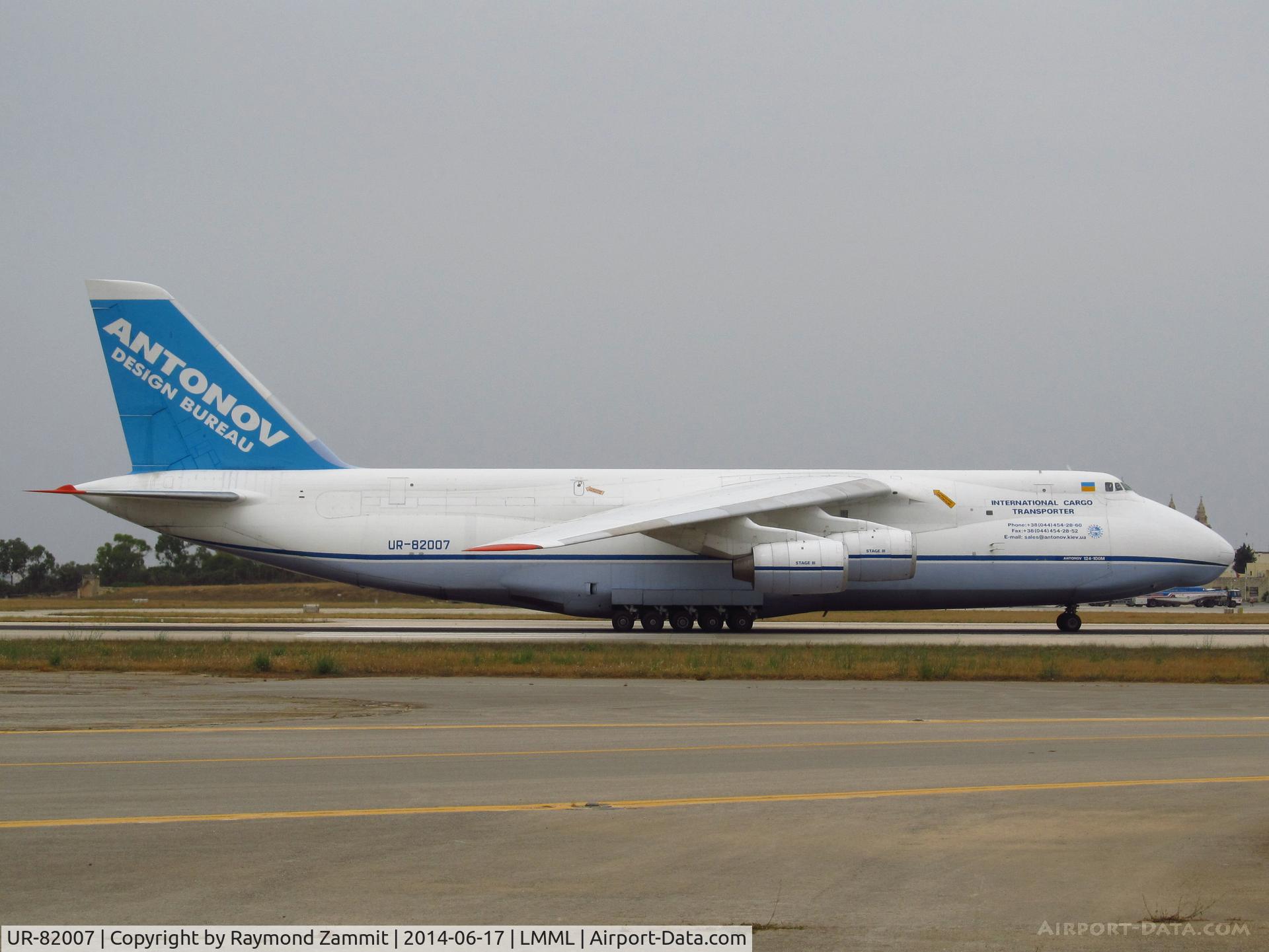 UR-82007, 1988 Antonov An-124-100 Ruslan C/N 19530501005, Antonov An-124 Ruslan UR-82007 Antonov Bureau