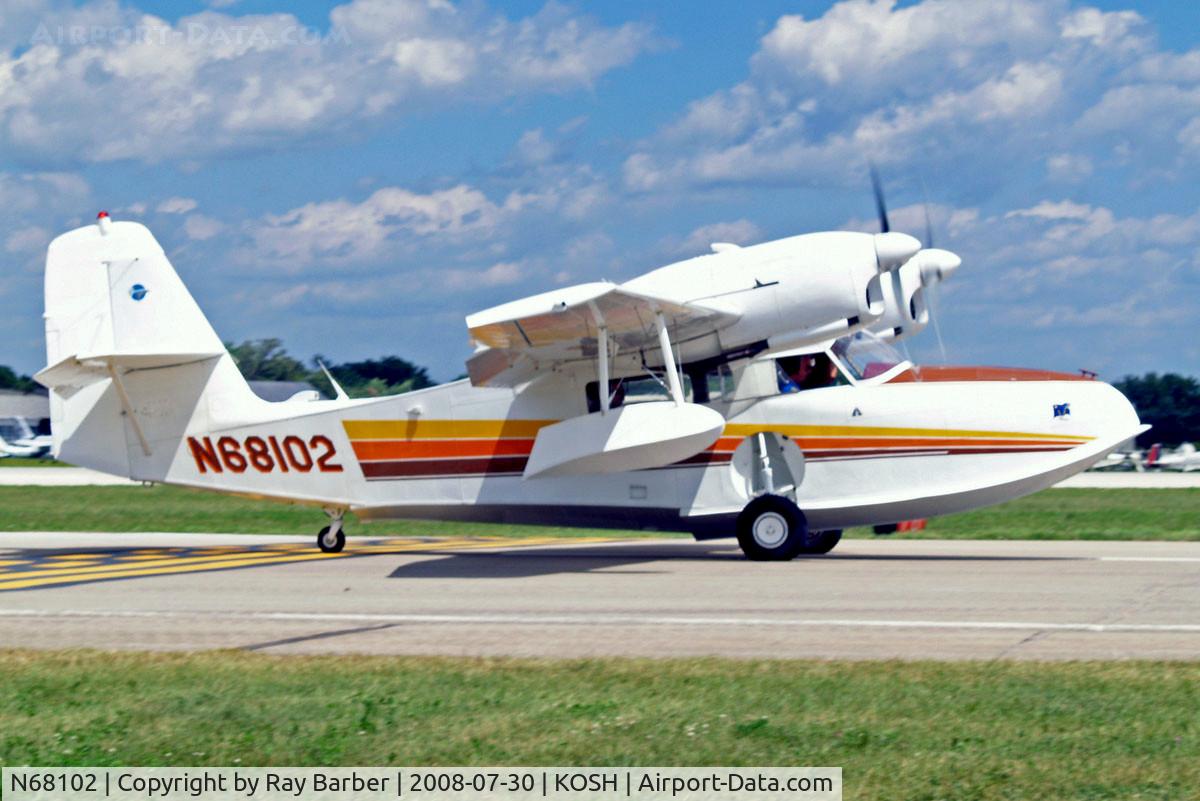 N68102, 1945 Grumman G-44 Widgeon C/N 1351, Grumman G-44 Widgeon J4F2 [1351] Oshkosh-Wittman Regional~N 30/07/2008