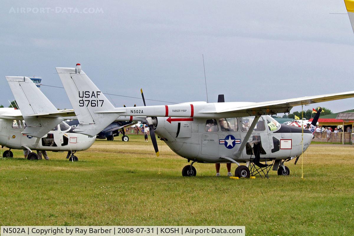 N502A, 1969 Cessna M337B (O-2A) Super Skymaster C/N 337M-0415 (69-7617), Cessna O-2A Super Skymaster [337M-0415] Oshkosh-Wittman Regional~N 31/07/2008
