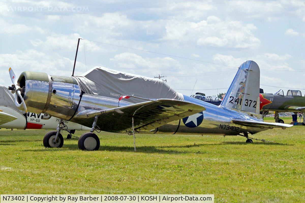 N73402, 1943 Consolidated Vultee BT-15 C/N 8516, Vultee BT-15 Valiant [8516] Oshkosh-Wittman Regional~N 30/07/2008
