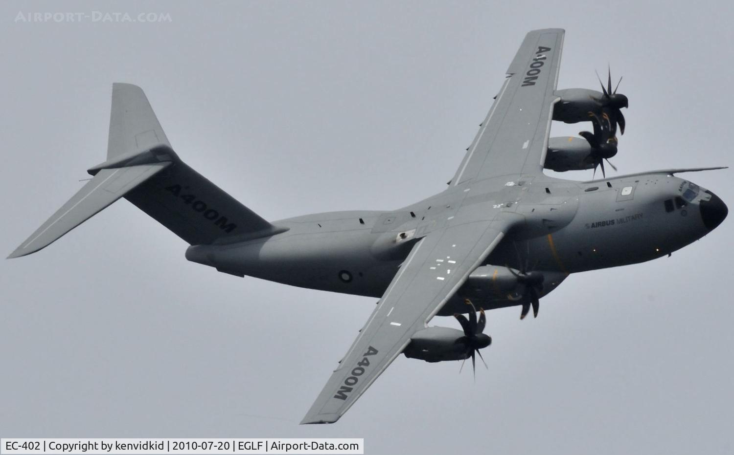 EC-402, 2010 Airbus A400M Atlas C/N 002, Displaying at FIA 2010.