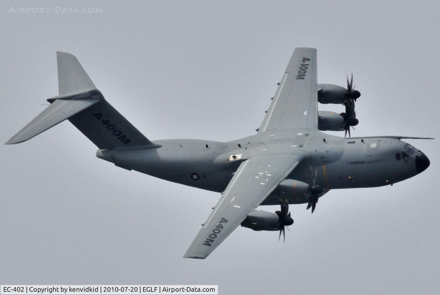 EC-402, 2010 Airbus A400M Atlas C/N 002, Displaying at FIA 2010.
