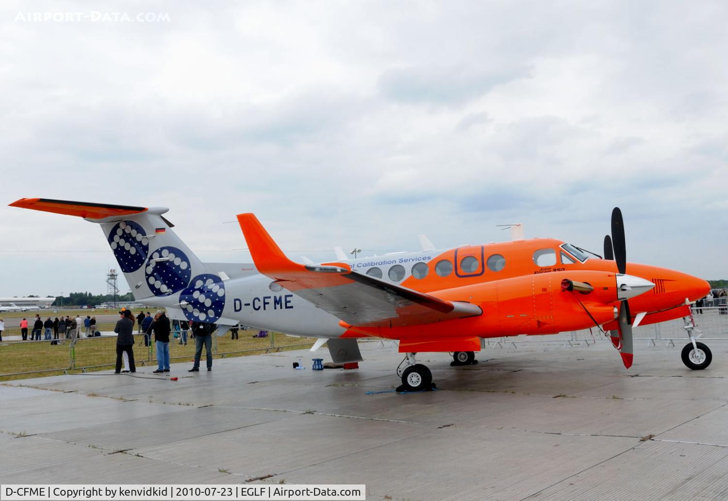 D-CFME, 2009 Hawker Beechcraft 350 King Air (B300) C/N FL-627, On static display at FIA 2010.
