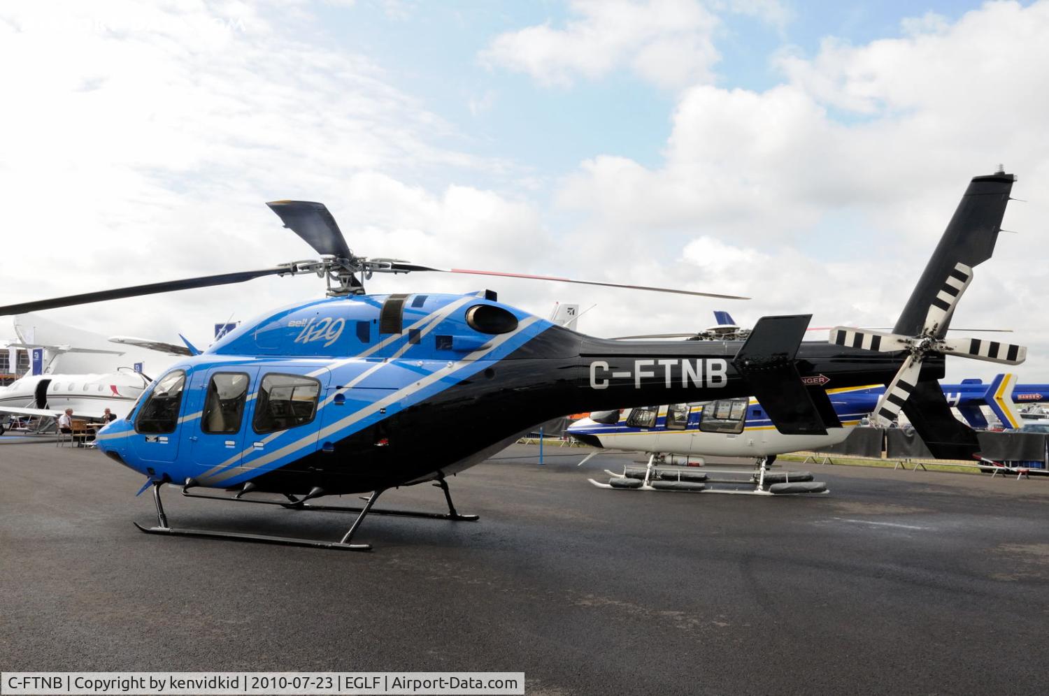 C-FTNB, 2008 Bell 429 GlobalRanger C/N 57002, On static display at FIA 2010.