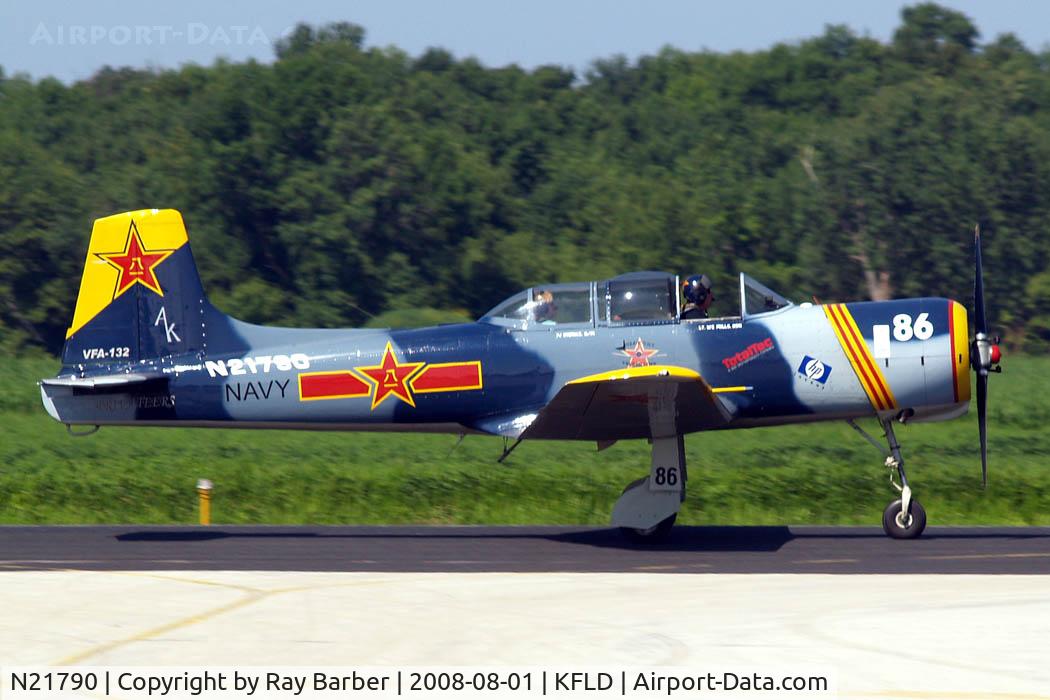 N21790, 1985 Nanchang CJ-6 C/N 4232022, N21790   Nanchang CJ-6A [4232002] Fond Du Lac County~N 01/08/2008