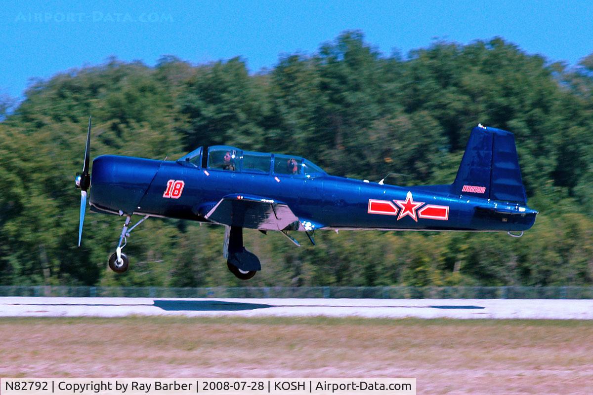 N82792, 1976 Nanchang CJ-6A C/N 2932018, Nanchang CJ-6A [2932018] Oshkosh-Wittman Regional Airport~N 28/07/2008