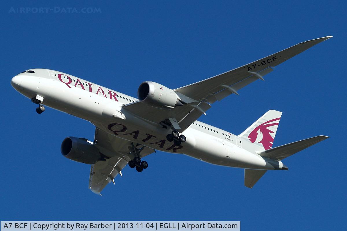 A7-BCF, 2013 Boeing 787-8 Dreamliner C/N 38324, Boeing 787-8 [38324] (Qatar Airways) Home~G 04/11/2013