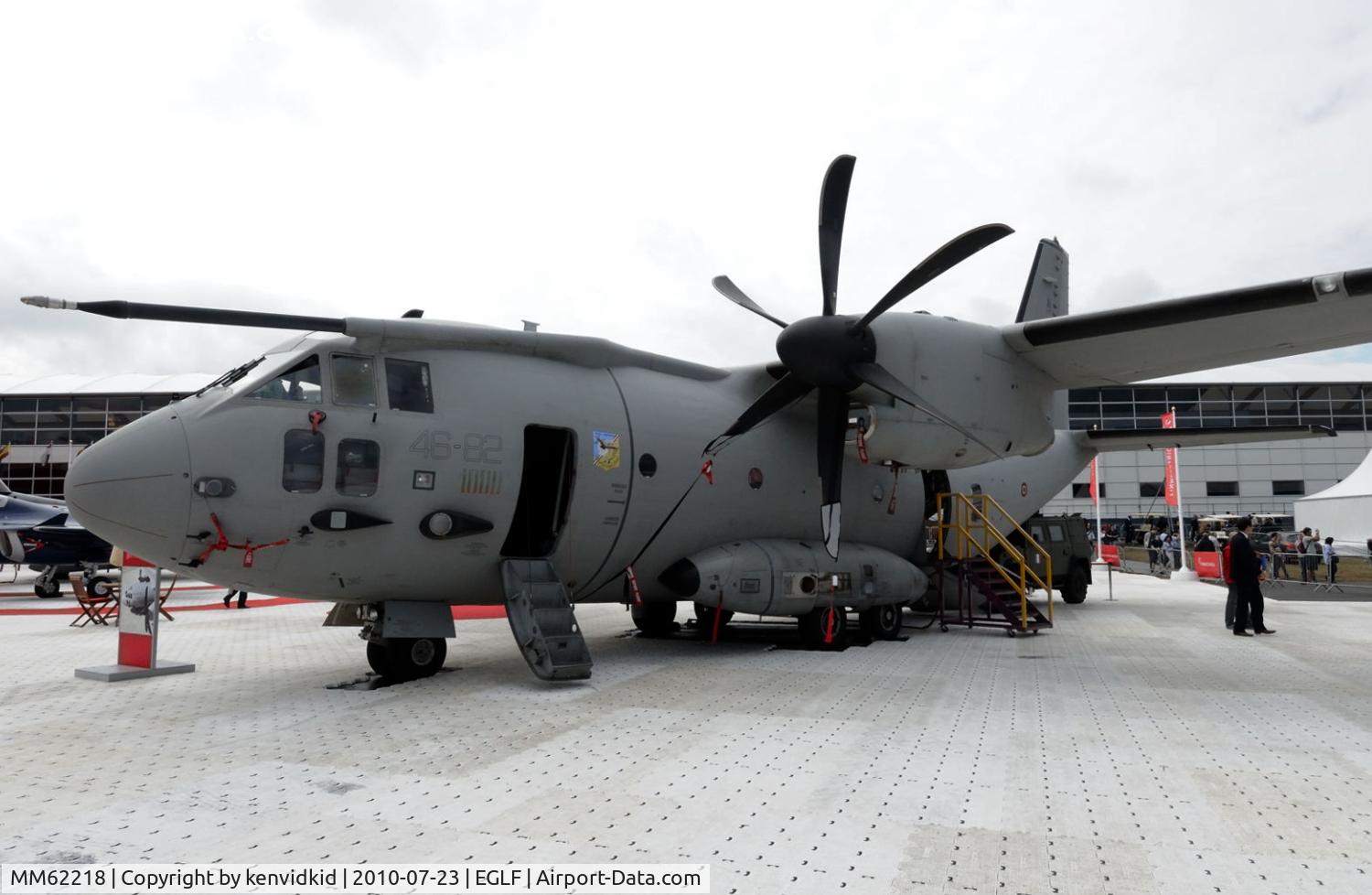 MM62218, Alenia C-27J Spartan C/N 4130, On static display at FIA 2010.