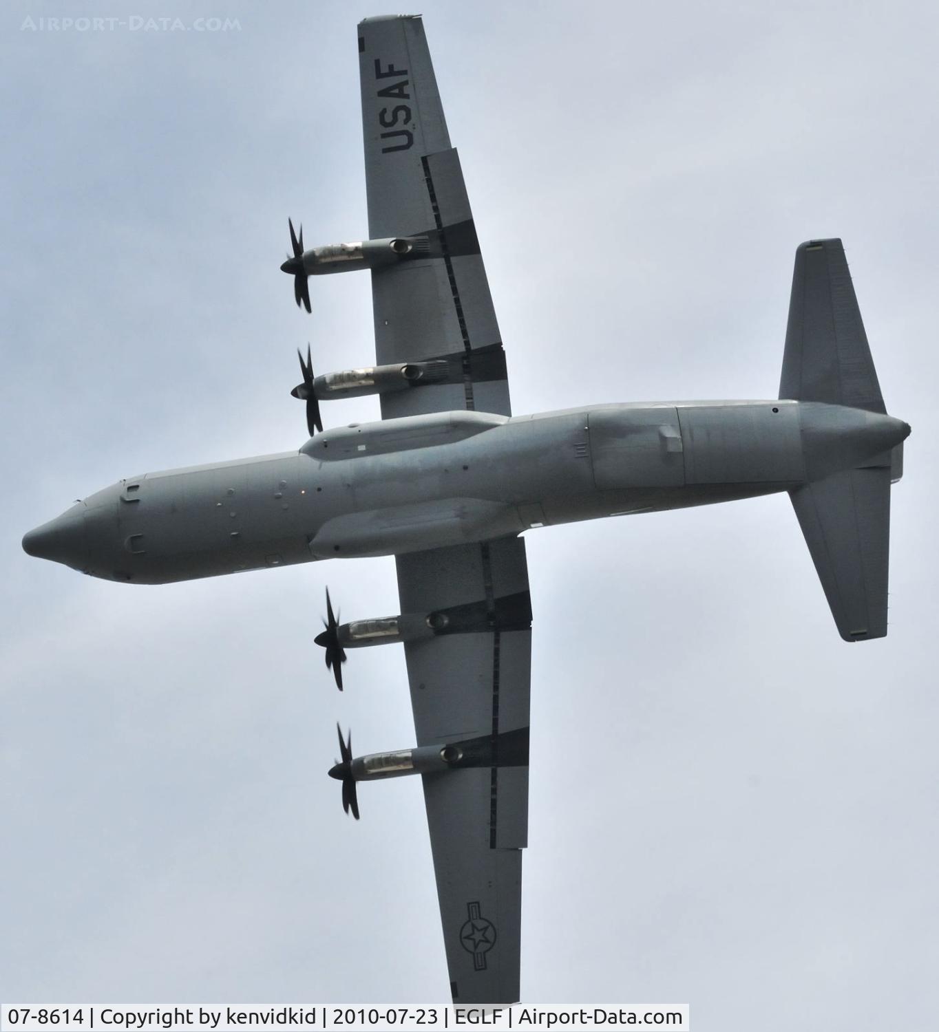 07-8614, 2010 Lockheed Martin C-130J-30 Super Hercules C/N 382-5625, Demonstrating at FIA 2010.