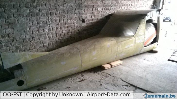 OO-FST, 1968 Reims F150H C/N 0350, Stored inside a garage in Belgium