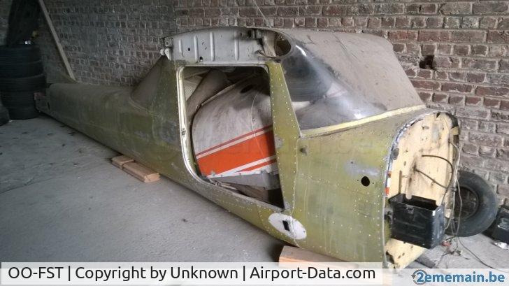 OO-FST, 1968 Reims F150H C/N 0350, Stored inside a garage in Belgium