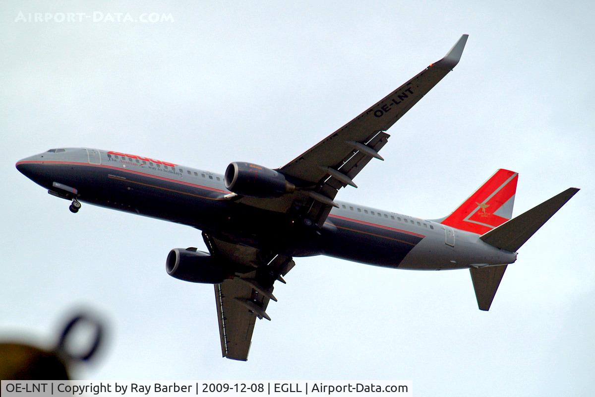 OE-LNT, 2006 Boeing 737-8Z9 C/N 33834, Boeing 737-8Z9 [33834] (Lauda Air) Home~G 08/12/2009. On approach 27R.