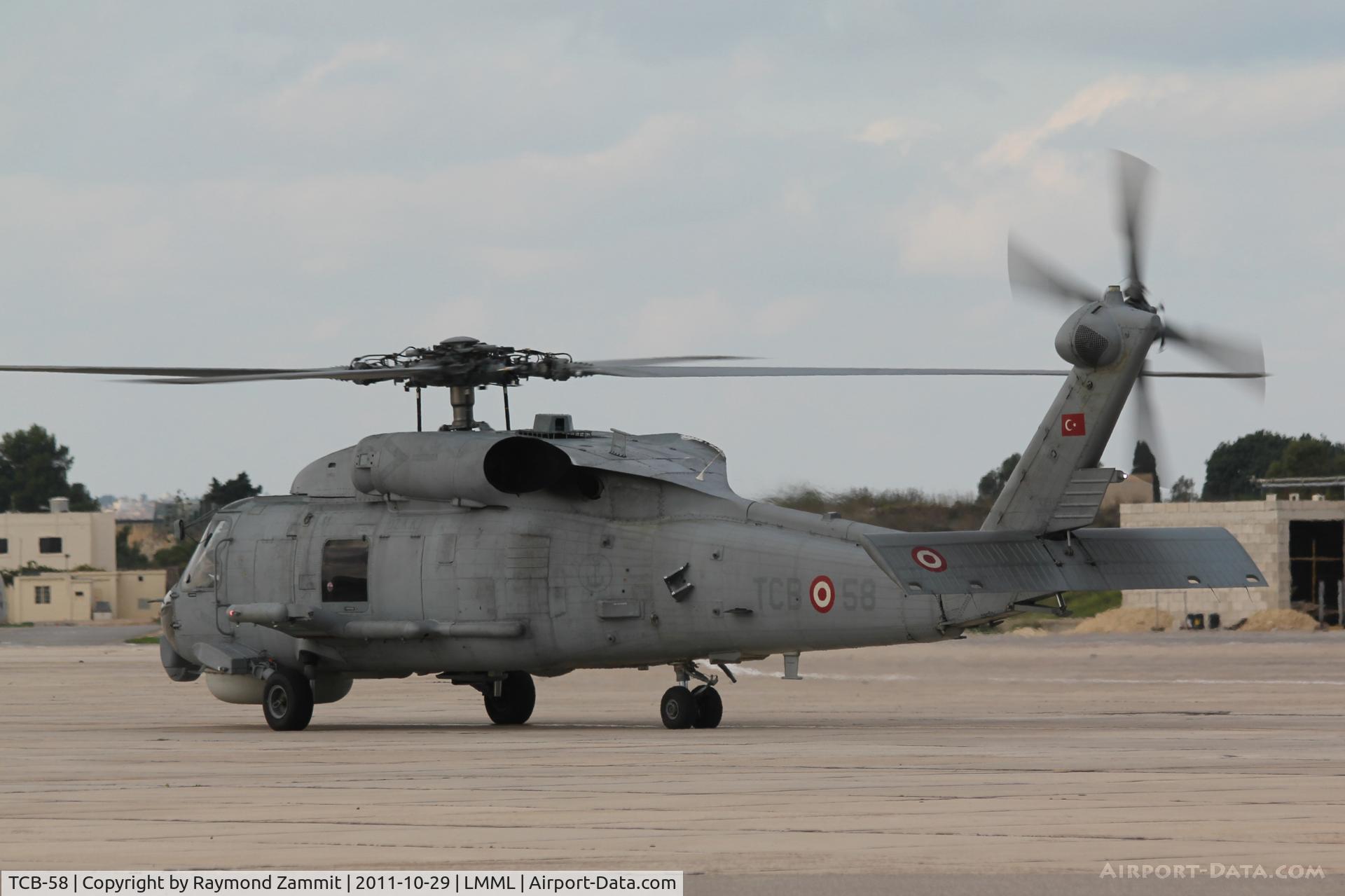 TCB-58, Sikorsky S-70B-2 Seahawk C/N 70-3222, Sikorsky S-70B-2 Seahawk TCB-58 of Turkish Navy performing a medevac flight
